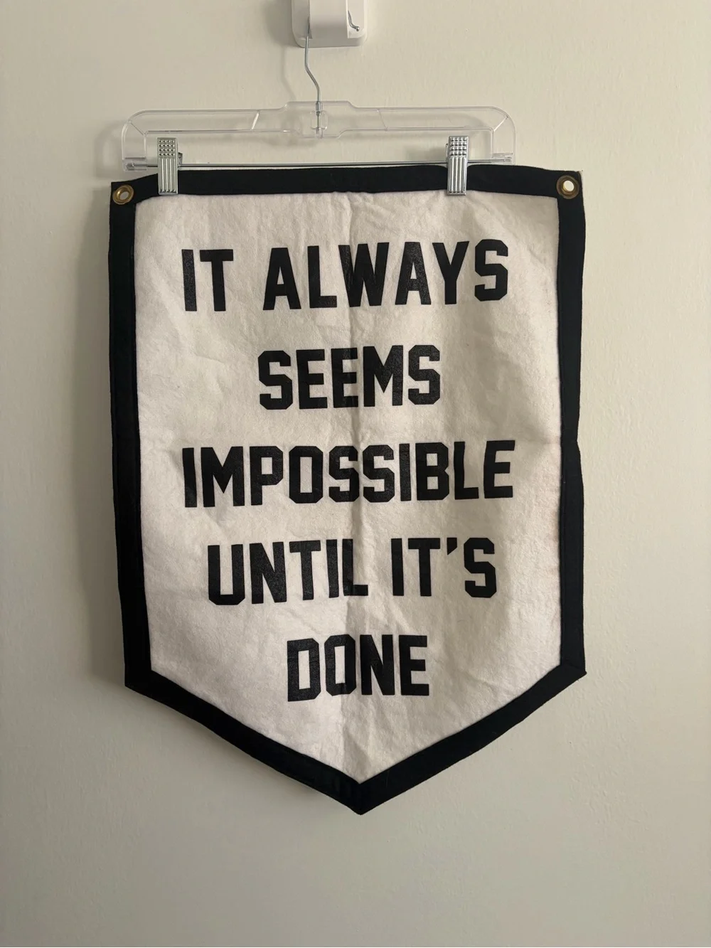 “It always seems impossible until
It’s done” by Oxford Pennant - Picture 1 of 6
